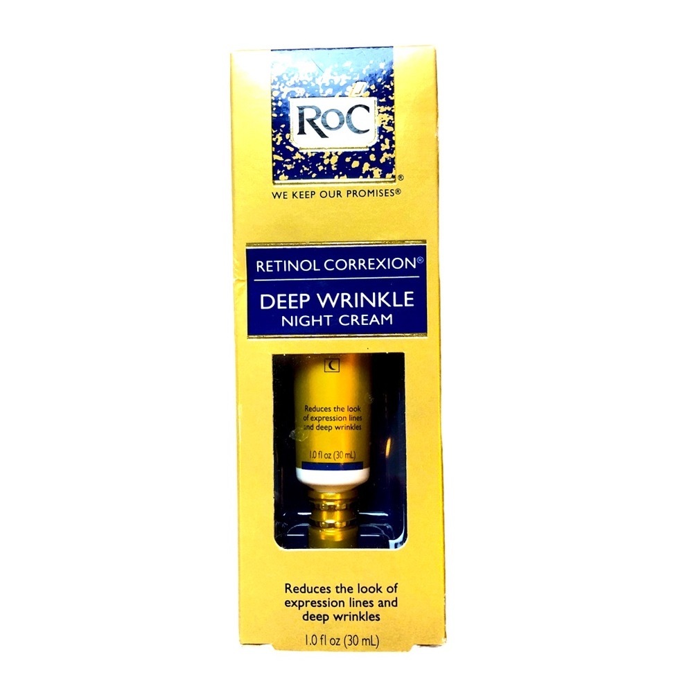 NEW in box ROC Retinol Correxion Deep Wrinkle Night Cream Reduces lines/wrinkles